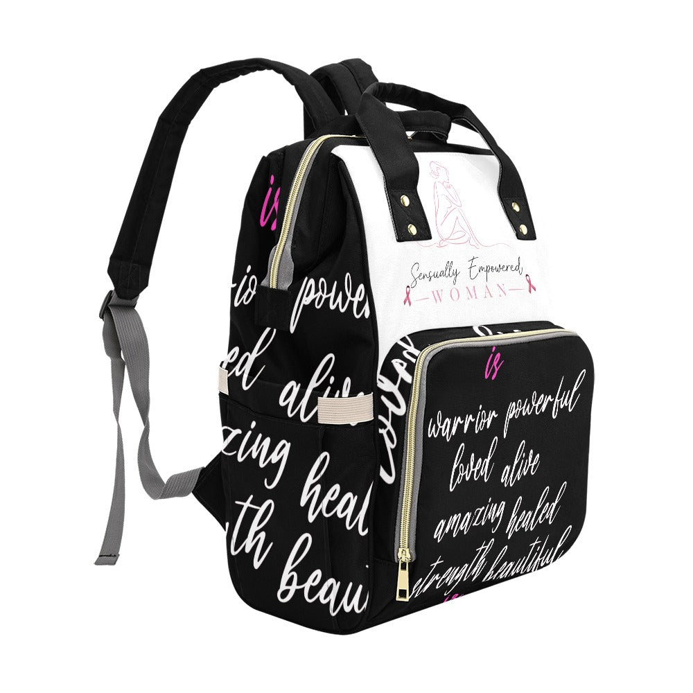 Sensually Empowered Woman Multi-Function Backpack