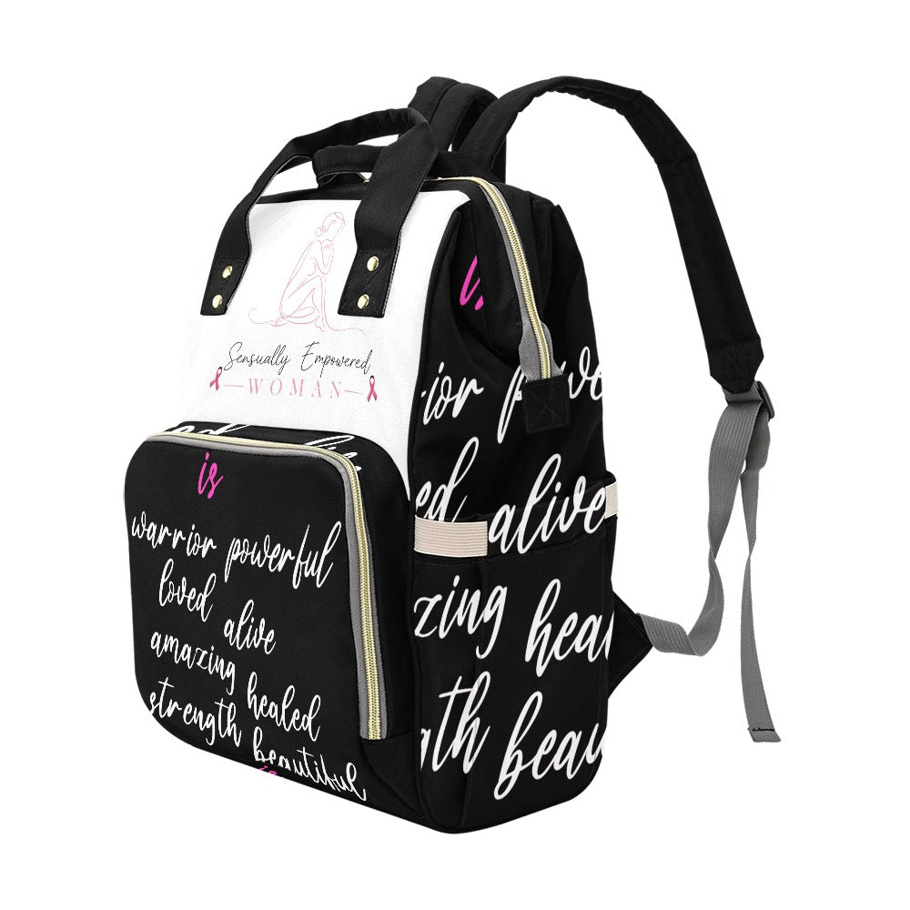 Sensually Empowered Woman Multi-Function Backpack