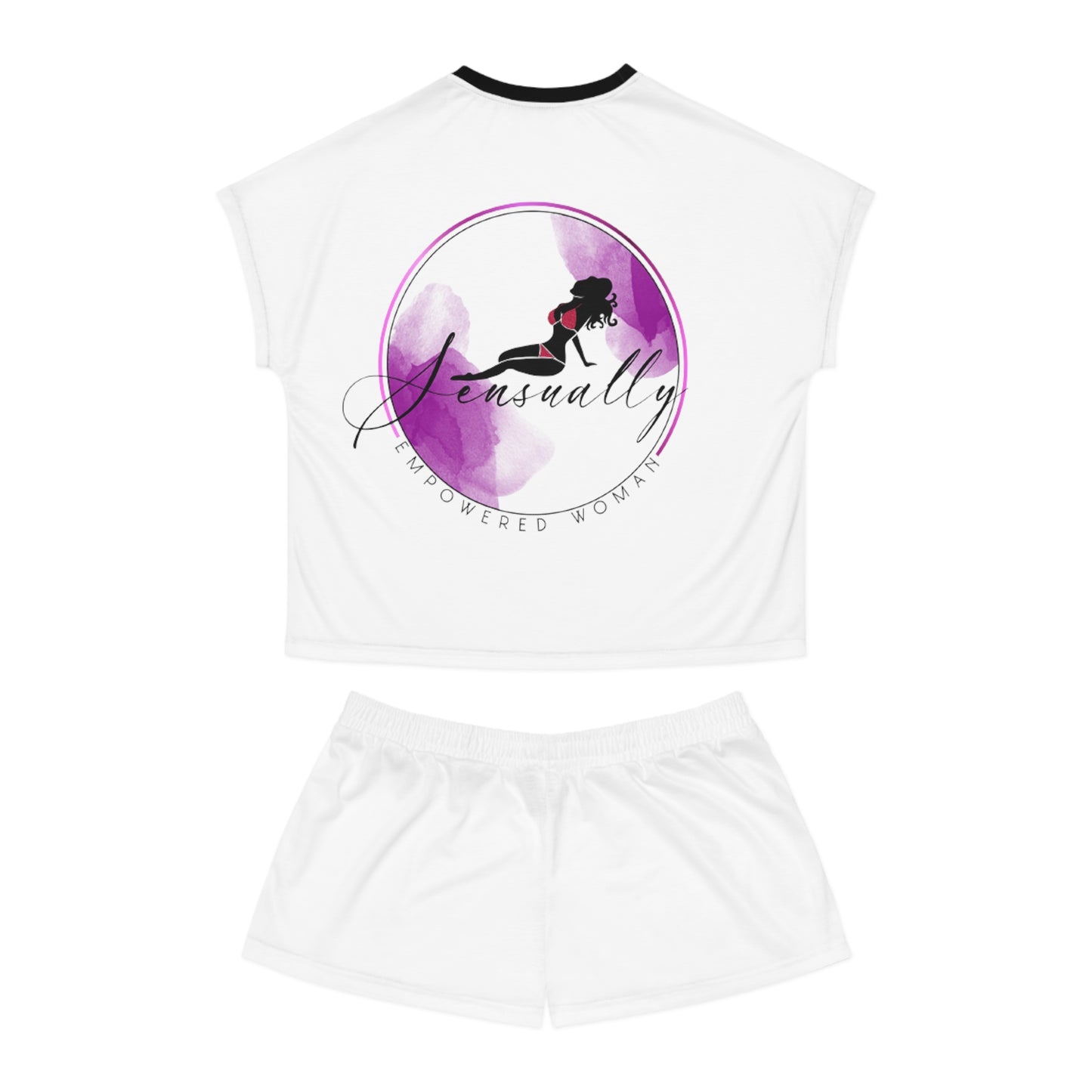 Sensually Empowering Woman Women's Short Pajama Set