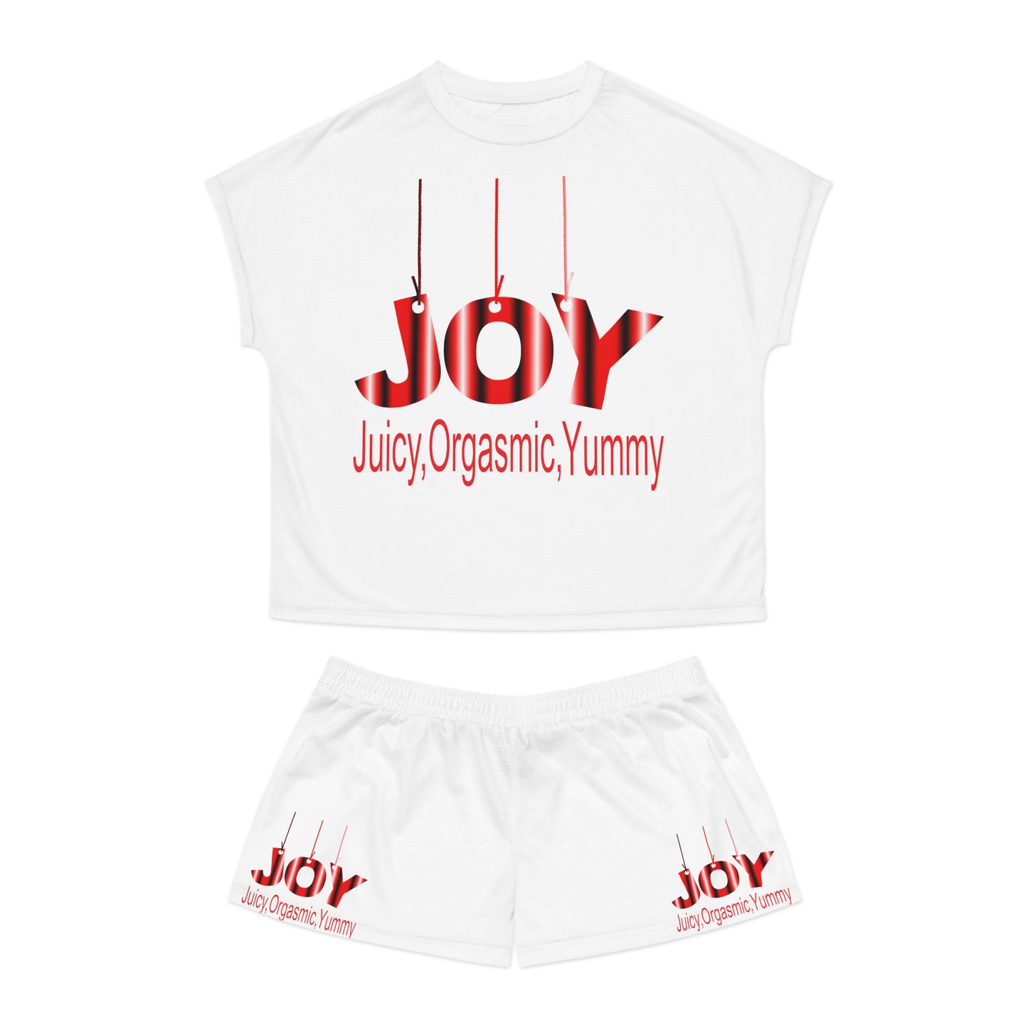 JOY- juicy,orgasmic,yummy Women's Short Pajama Set