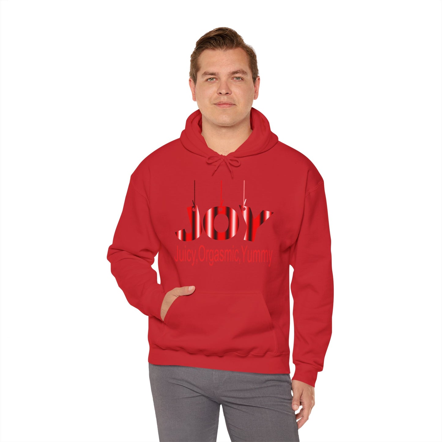 JOY- juicy,orgasmic,yummy Hooded Sweatshirt