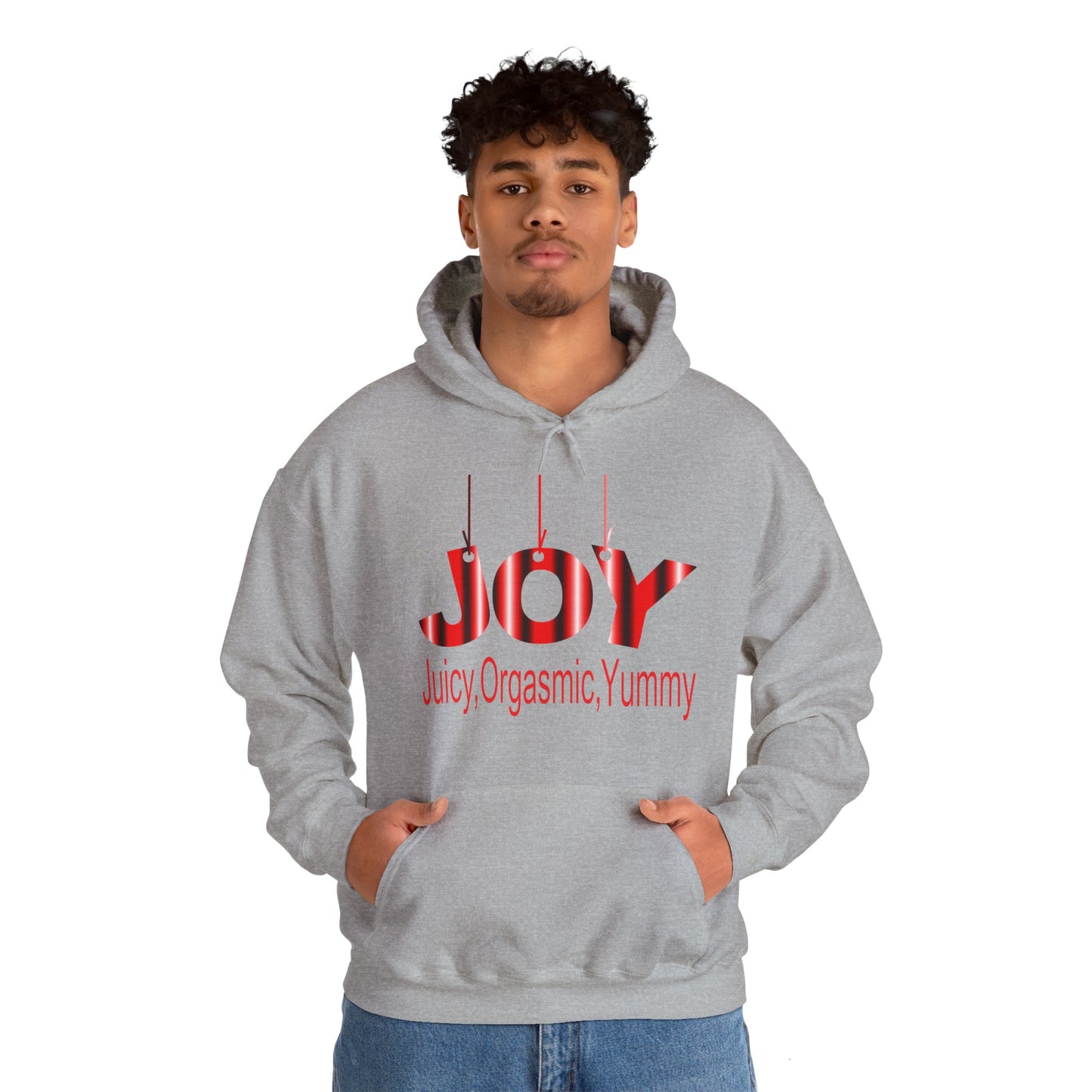 JOY- juicy,orgasmic,yummy Hooded Sweatshirt
