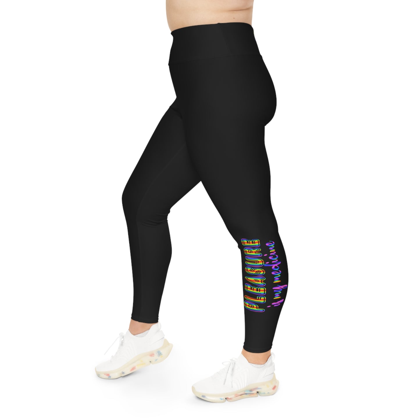 Pleasure Is My Medicine Plus Size Leggings