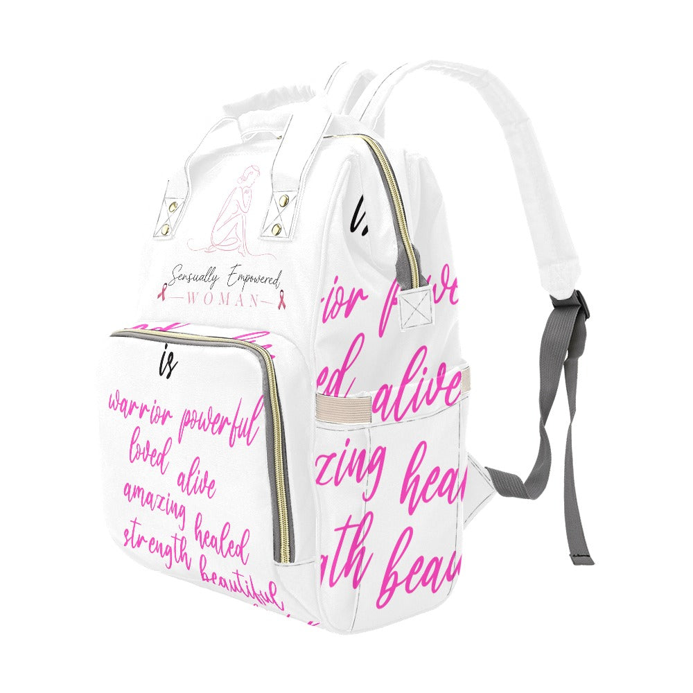 Sensually Empowered Woman Multi-Function Backpack