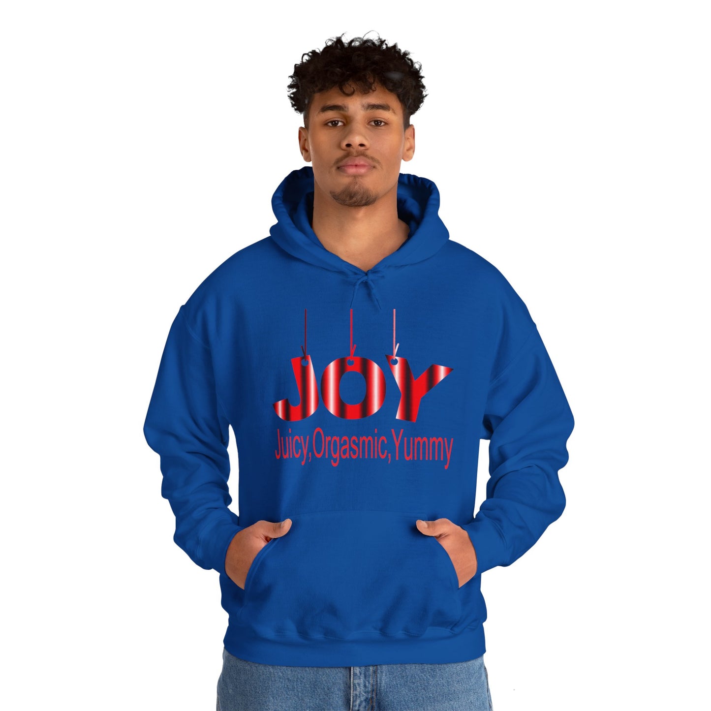 JOY- juicy,orgasmic,yummy Hooded Sweatshirt