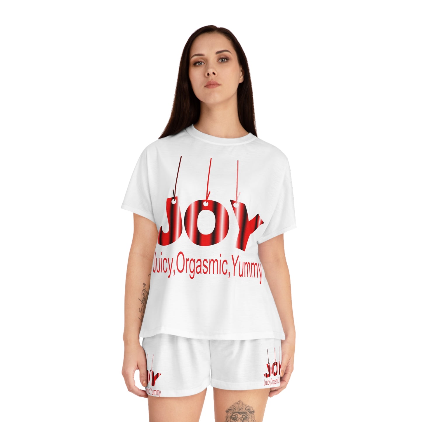 JOY- juicy,orgasmic,yummy Women's Short Pajama Set