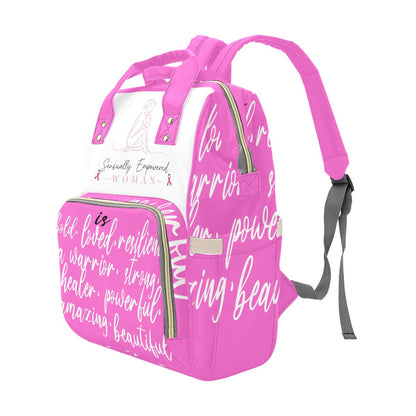 Sensually Empowered Woman Multi-Function Backpack