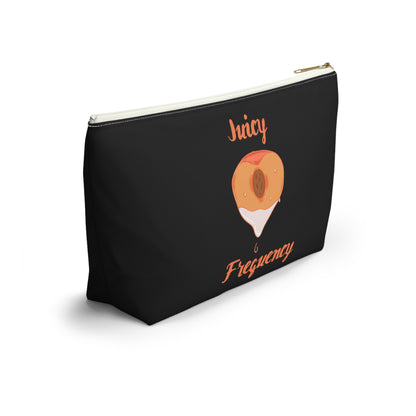 Juicy Frequency Peach Accessory Pouch w T-bottom