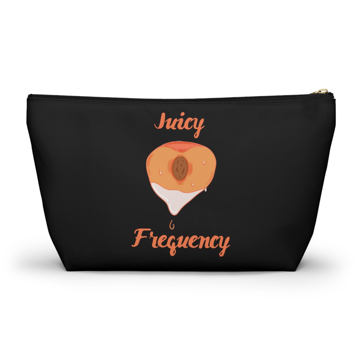 Juicy Frequency Peach Accessory Pouch w T-bottom