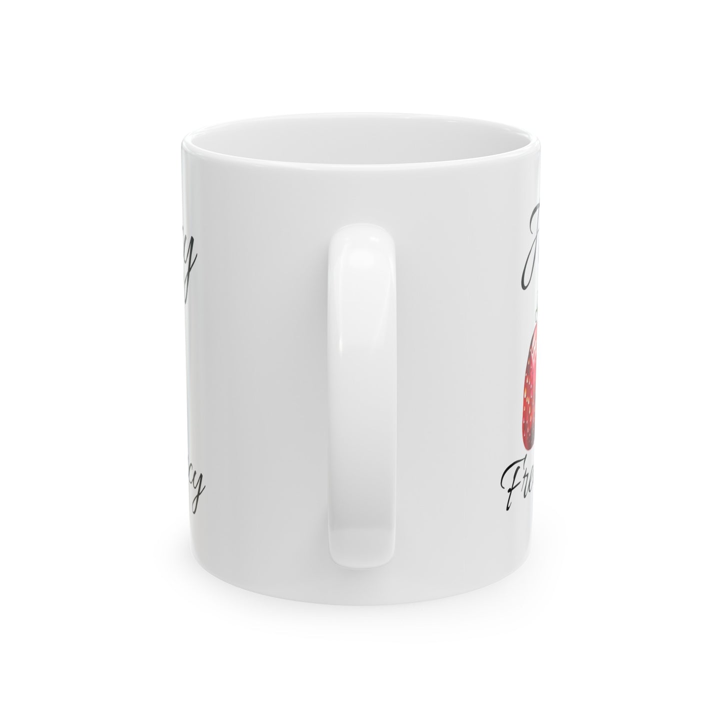 Juicy Frequency Strawberry Ceramic Mug