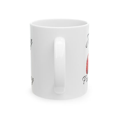 Juicy Frequency Strawberry Ceramic Mug