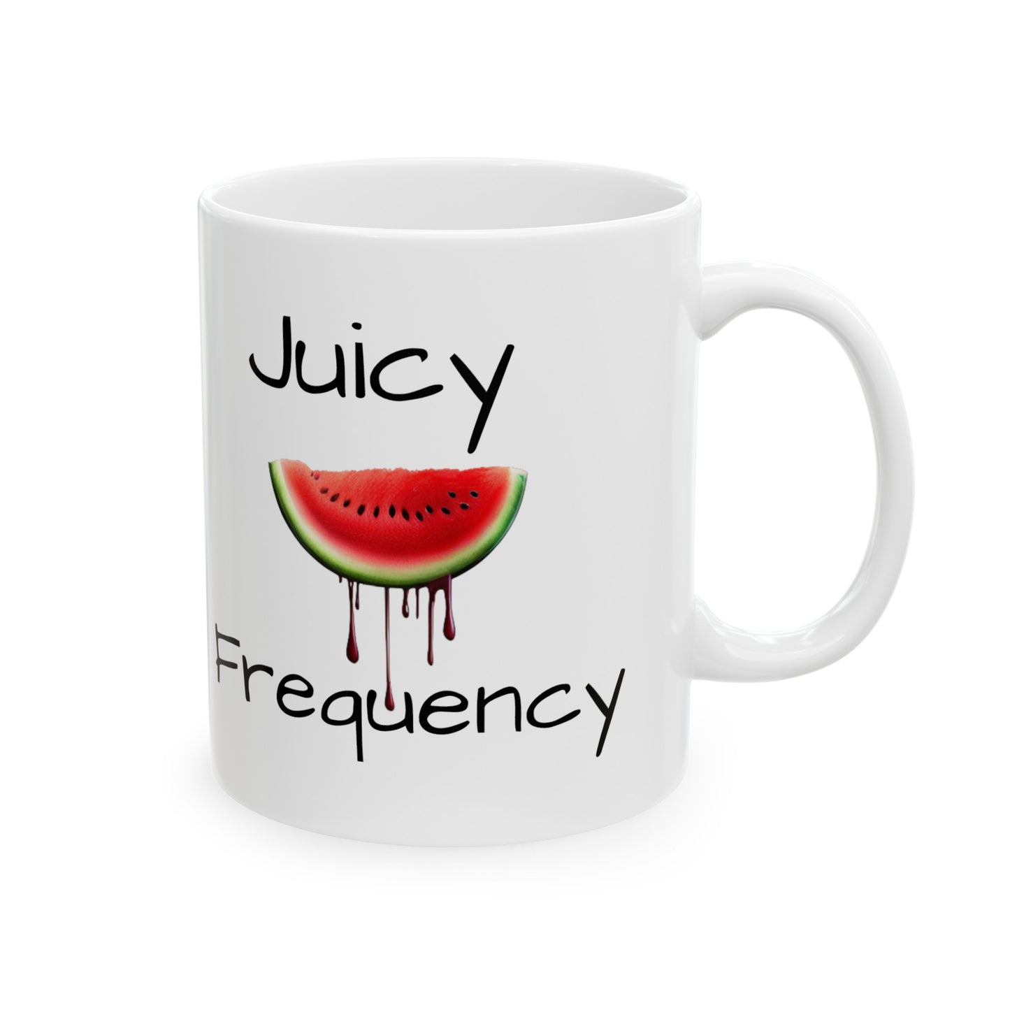 Juicy Frequency Watermelon Ceramic Mug