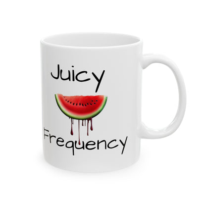 Juicy Frequency Watermelon Ceramic Mug