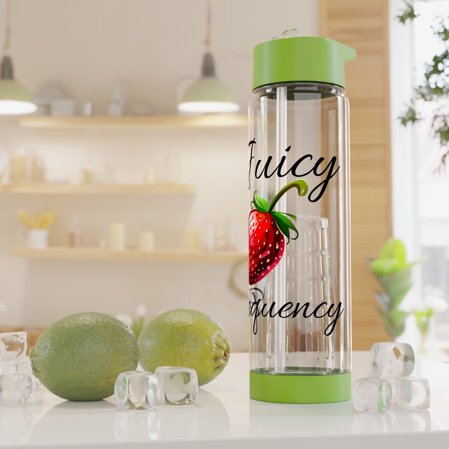 Juicy Frequency Strawberry Infuser Water Bottle