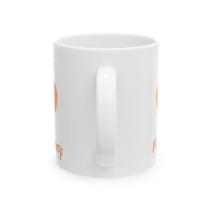 Juicy Frequency Peach Ceramic Mug