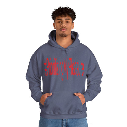 #PrioritizingMyPleasure Hooded Sweatshirt(Red letters)