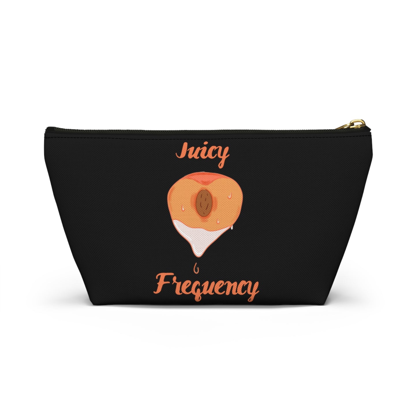 Juicy Frequency Peach Accessory Pouch w T-bottom