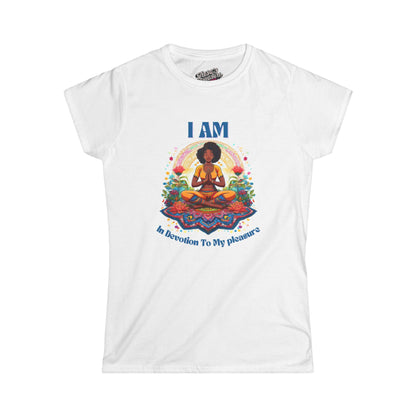 I Am In Devotion to My Pleasure (Blue) Softstyle Tee