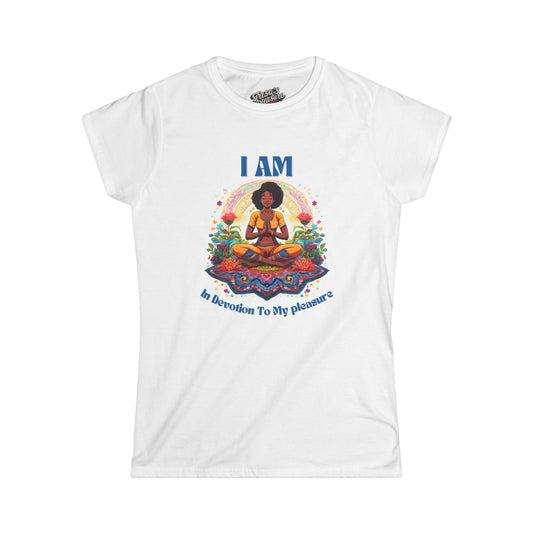 I Am In Devotion to My Pleasure (Blue) Softstyle Tee