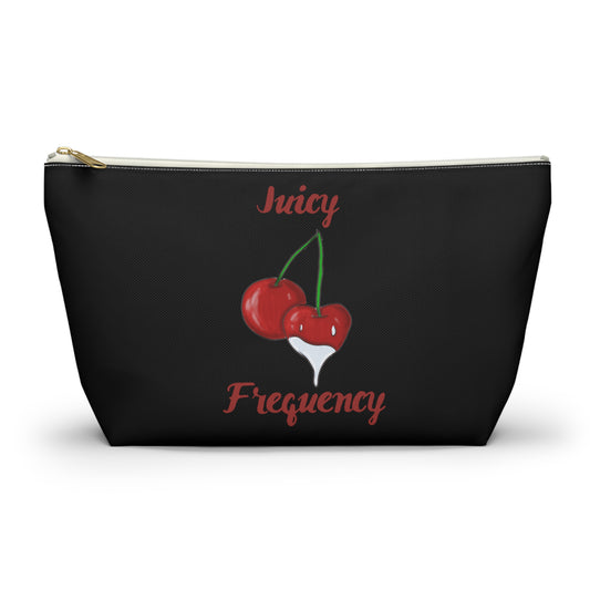 Juicy Frequency Cherries Accessory Pouch w T-bottom