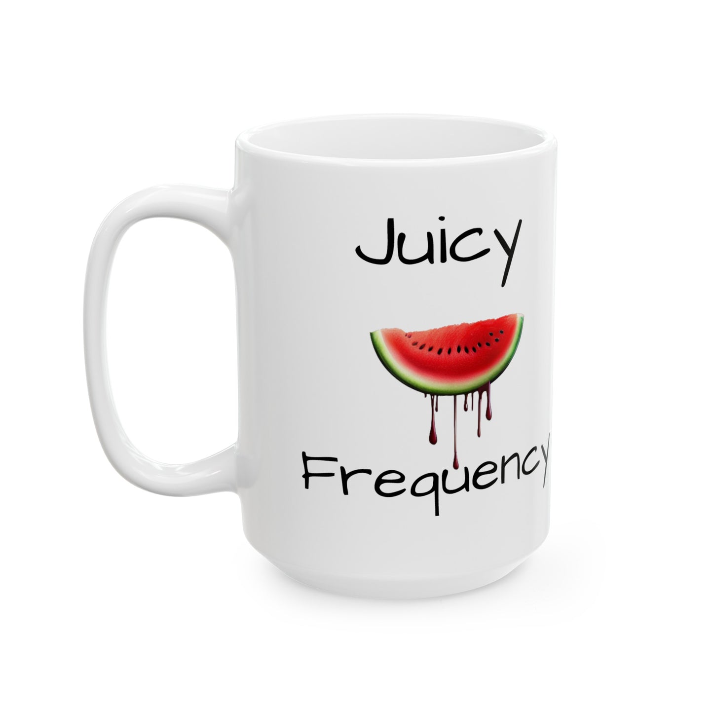 Juicy Frequency Watermelon Ceramic Mug