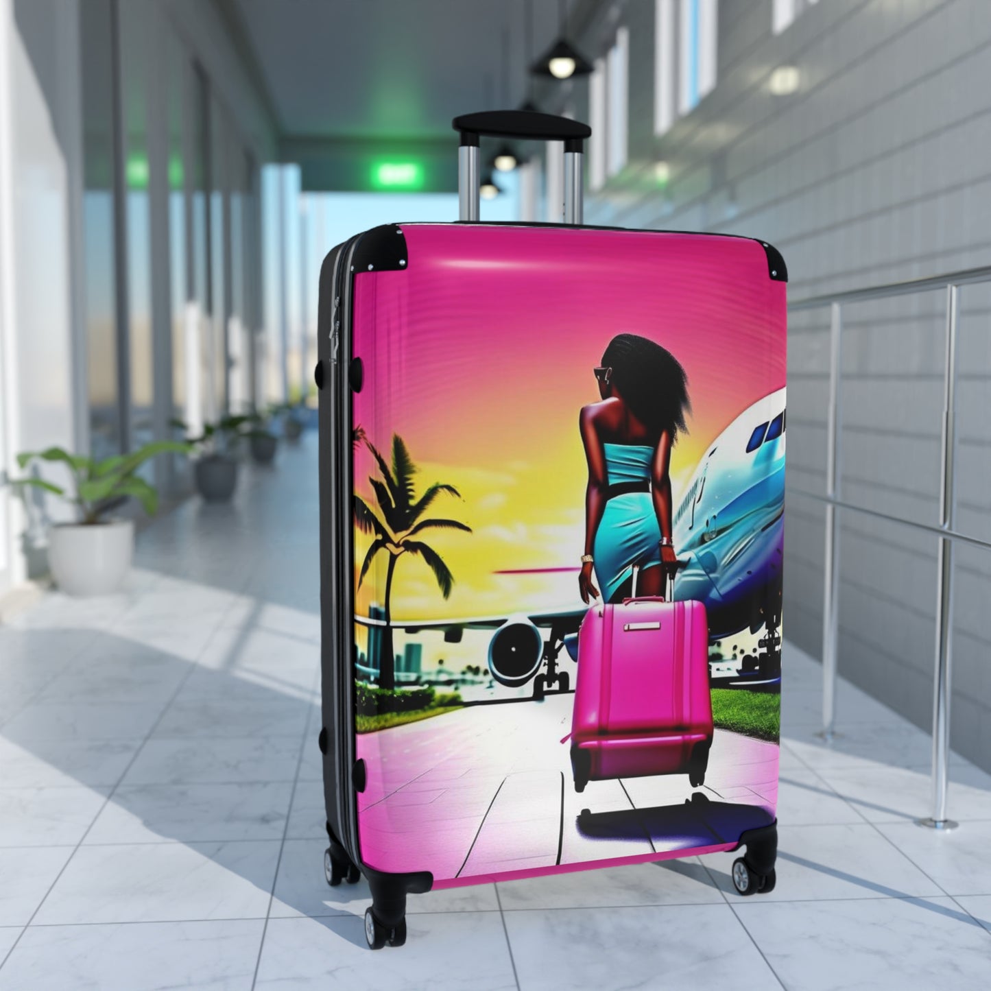 Jet Setter Collection Catching Flights Suitcase