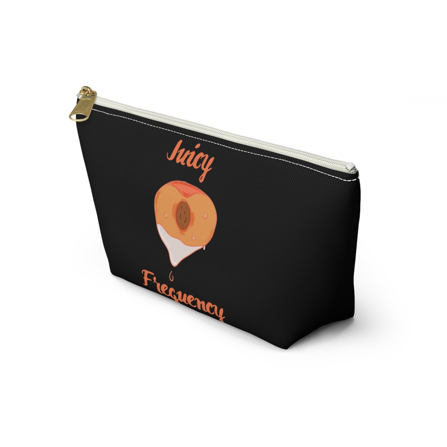 Juicy Frequency Peach Accessory Pouch w T-bottom