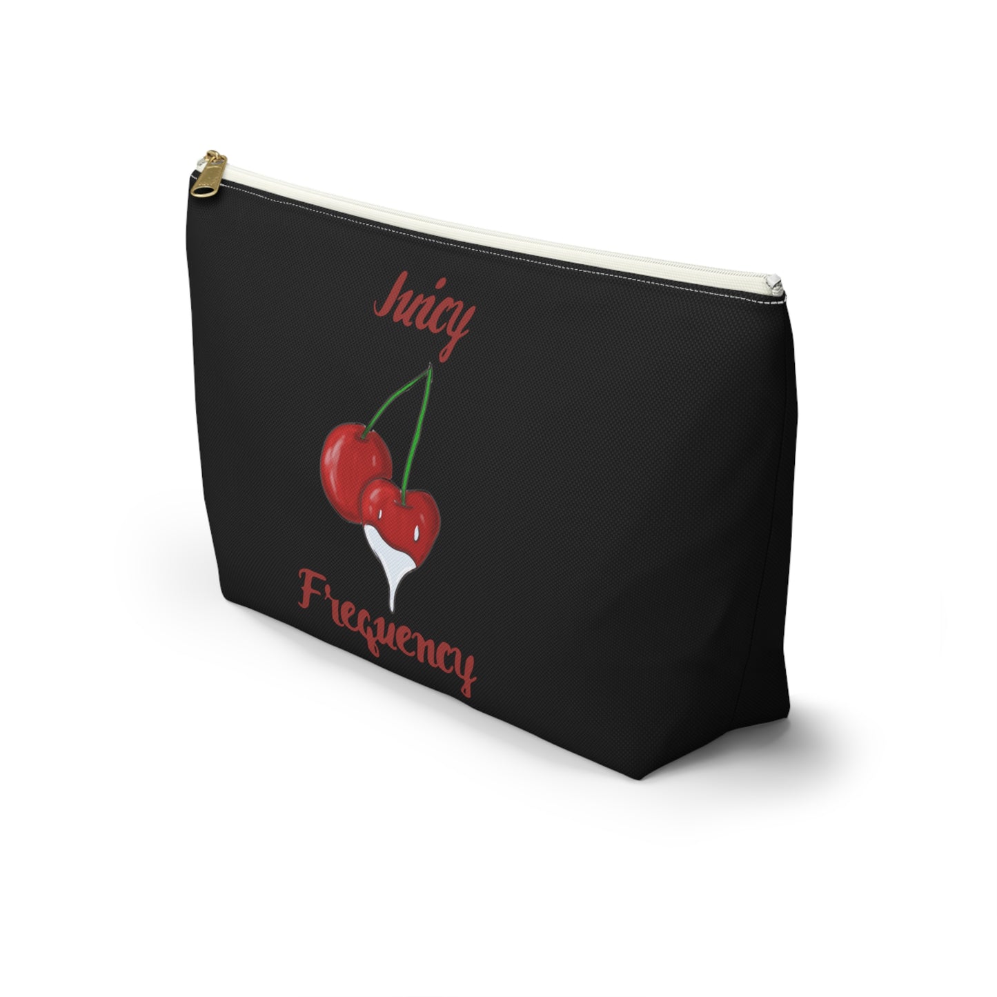 Juicy Frequency Cherries Accessory Pouch w T-bottom