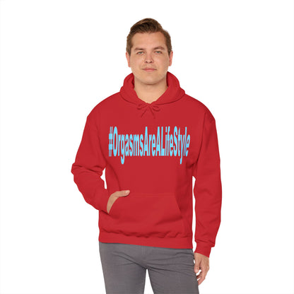 #OrgasmsAreALifeStyle Unisex Heavy Blend™ Hooded Sweatshirt