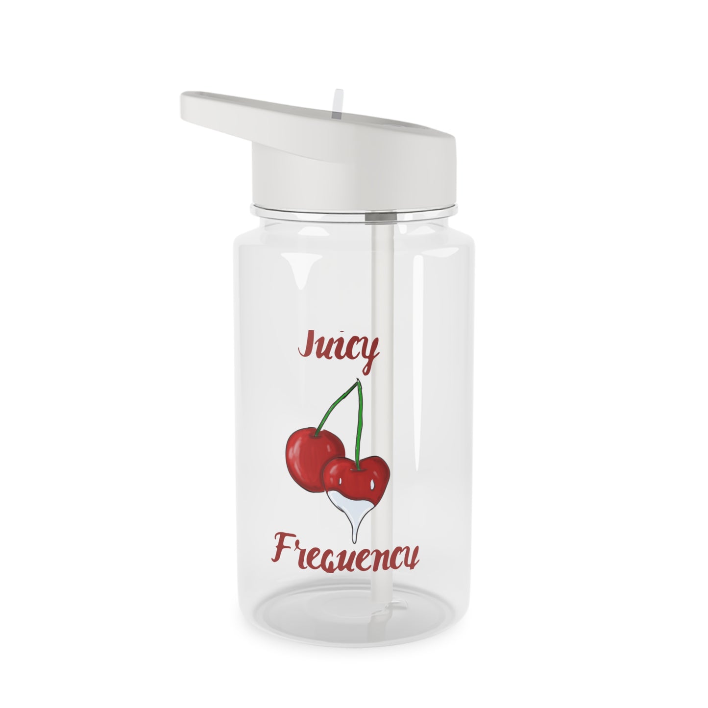 Juicy Frequency Cherries Woman Tritan Water Bottle