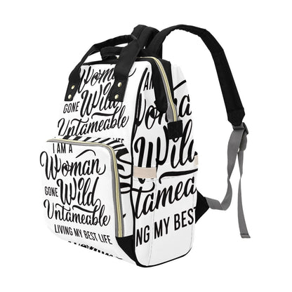 I Am a Woman Gone Wild Multi-Function Backpack