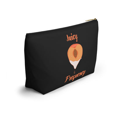 Juicy Frequency Peach Accessory Pouch w T-bottom