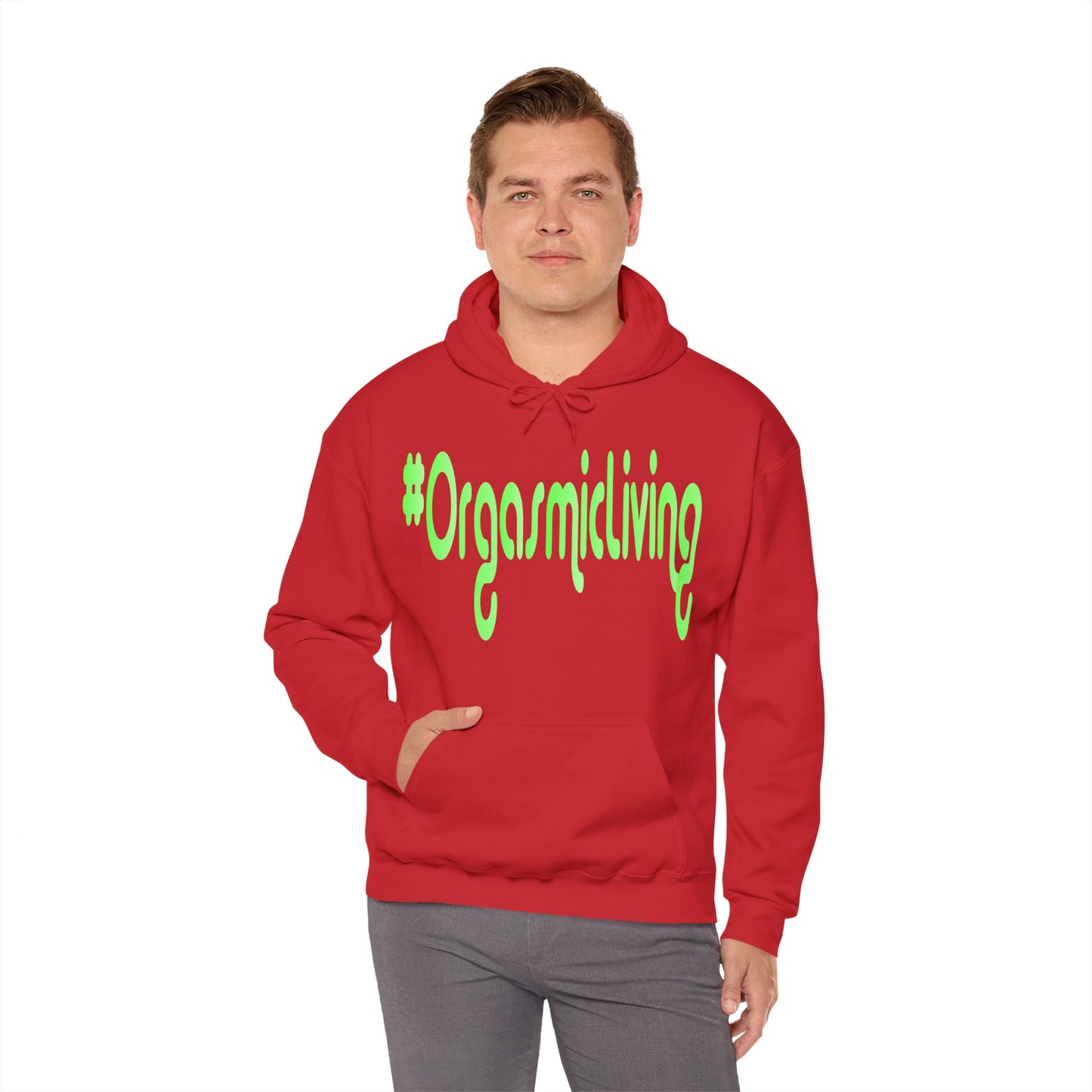 #OrgasmicLiving Hooded Sweatshirt