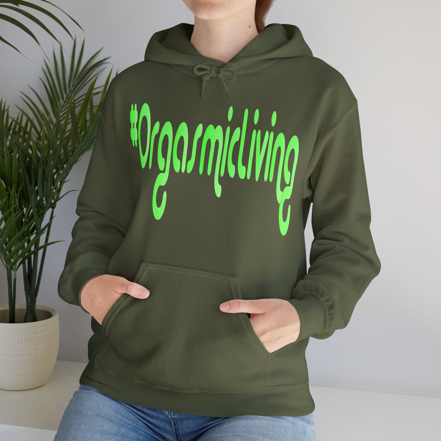 #OrgasmicLiving Hooded Sweatshirt