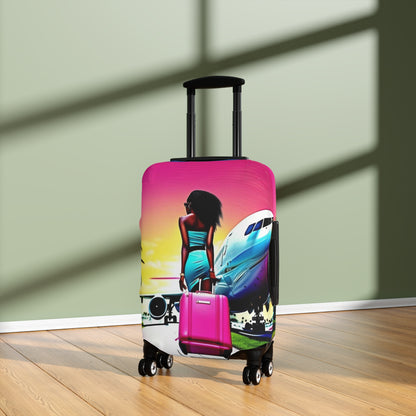 Jet Setter Collection Catching Flights Suitcase Luggage Cover