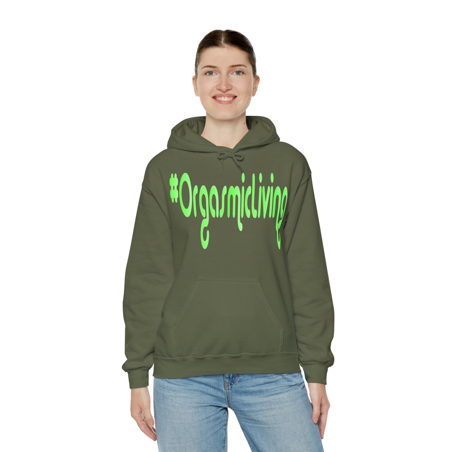 #OrgasmicLiving Hooded Sweatshirt