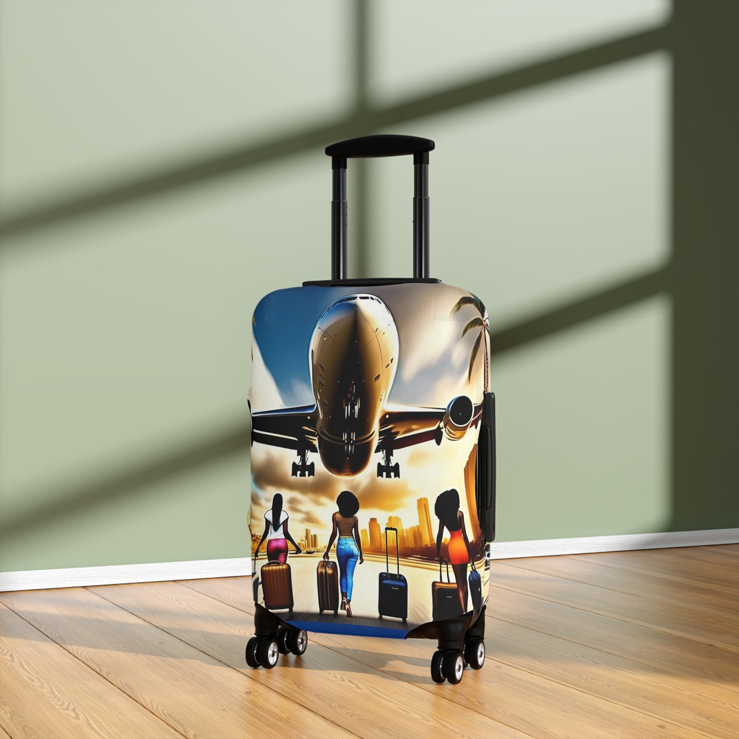 Jet Setter Collection Sisters On the Move Suitcase Luggage Cover