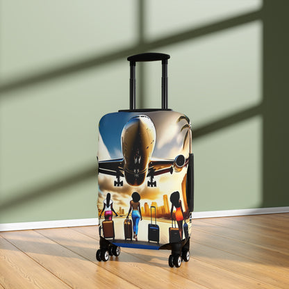 Jet Setter Collection Sisters On the Move Suitcase Luggage Cover