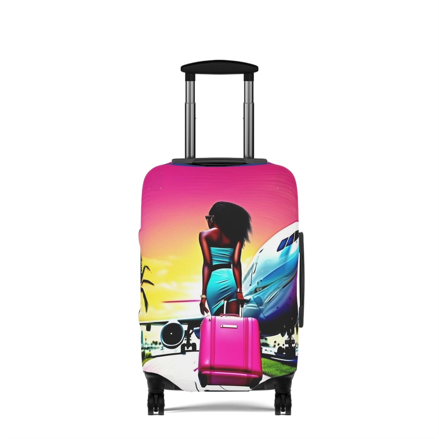 Jet Setter Collection Catching Flights Suitcase Luggage Cover