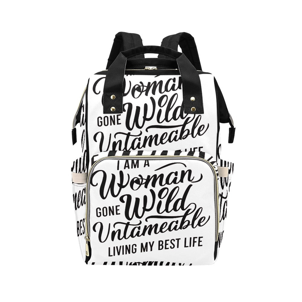 I Am a Woman Gone Wild Multi-Function Backpack