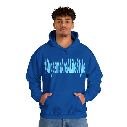 #OrgasmsAreALifeStyle Unisex Heavy Blend™ Hooded Sweatshirt