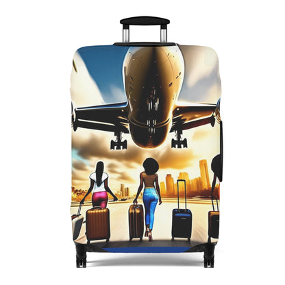 Jet Setter Collection Sisters On the Move Suitcase Luggage Cover