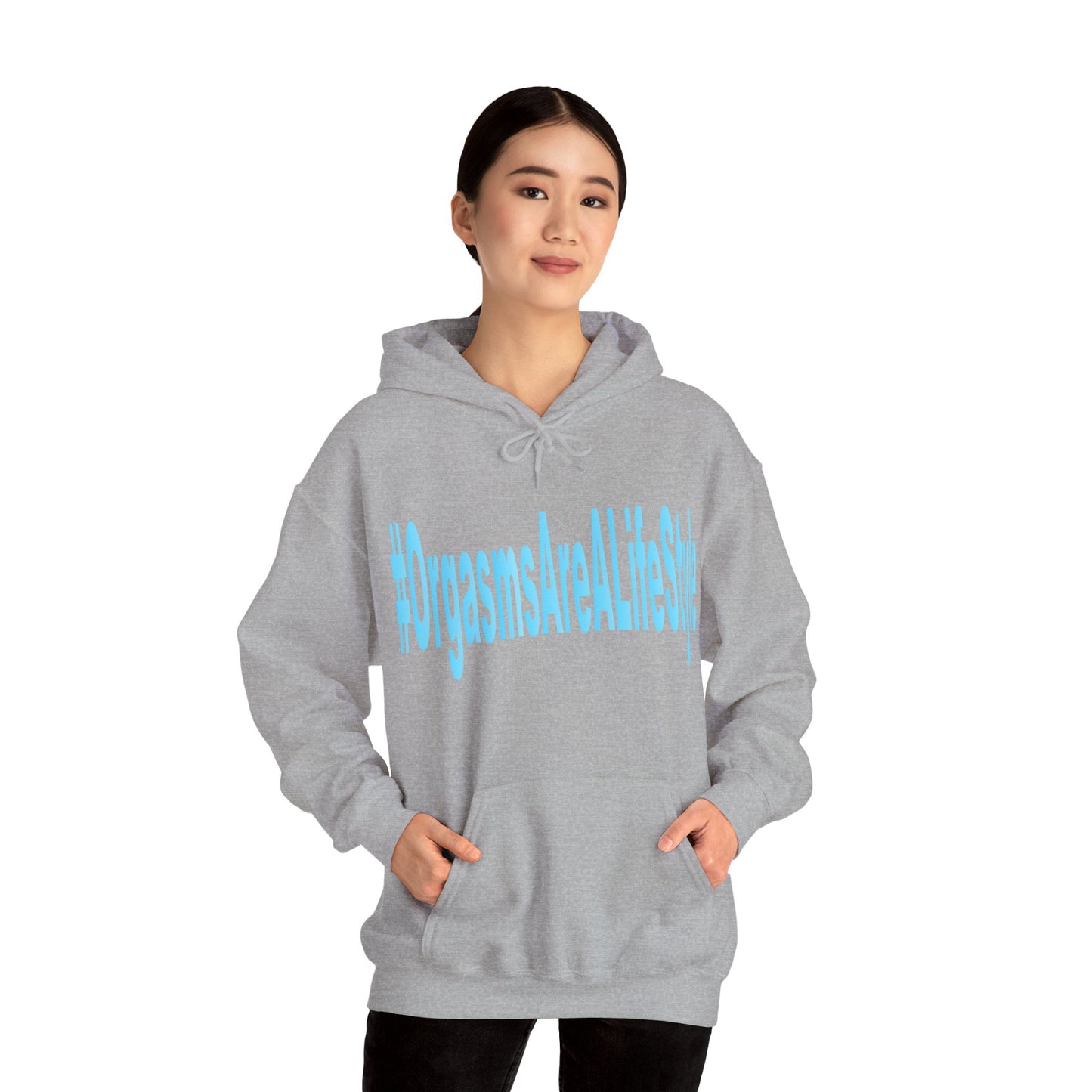 #OrgasmsAreALifeStyle Unisex Heavy Blend™ Hooded Sweatshirt