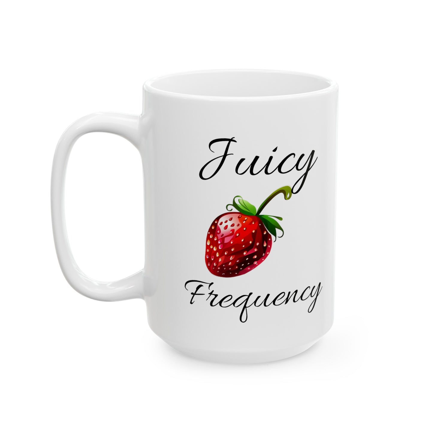 Juicy Frequency Strawberry Ceramic Mug