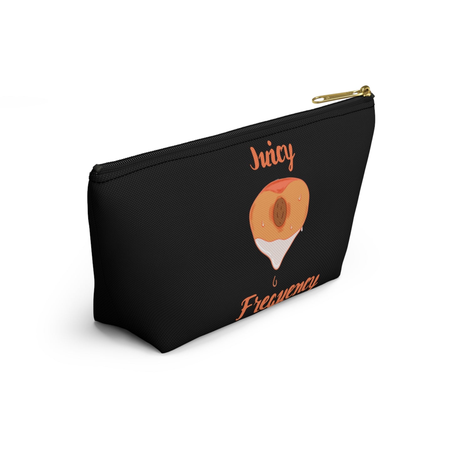 Juicy Frequency Peach Accessory Pouch w T-bottom