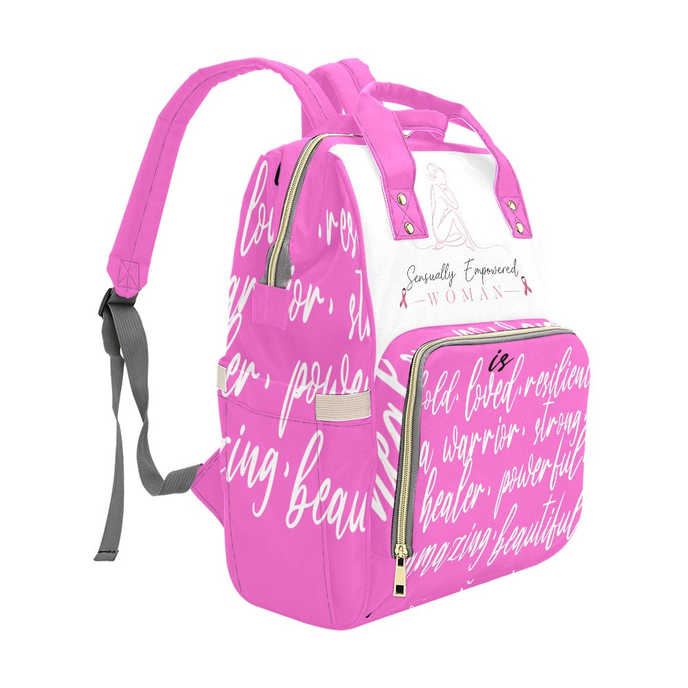 Sensually Empowered Woman Multi-Function Backpack