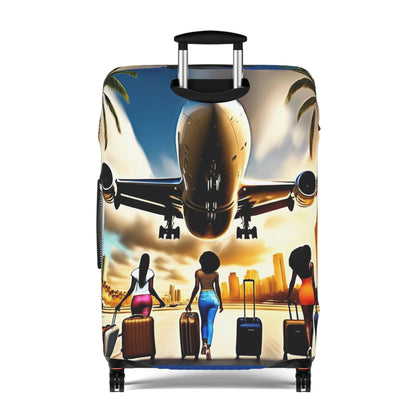 Jet Setter Collection Sisters On the Move Suitcase Luggage Cover