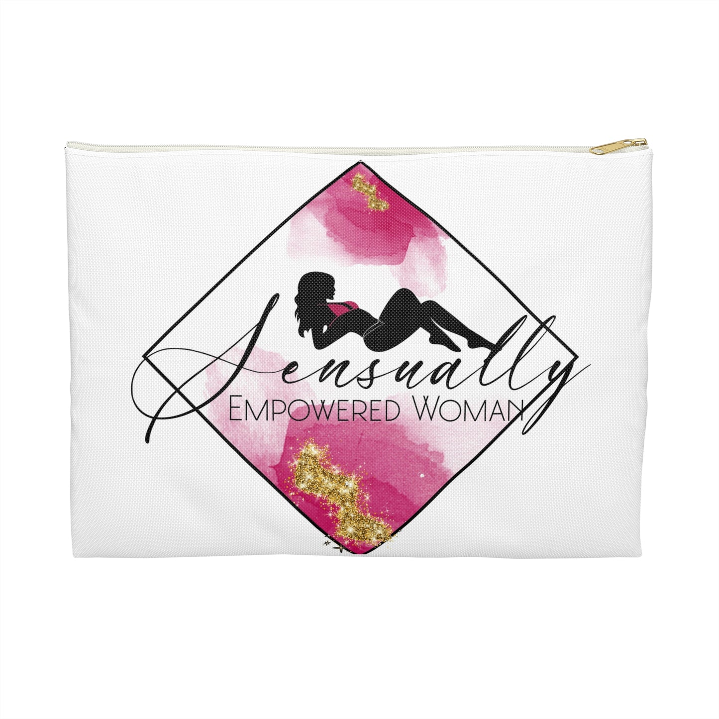 Sensually Empowered Woman II Accessory Pouch