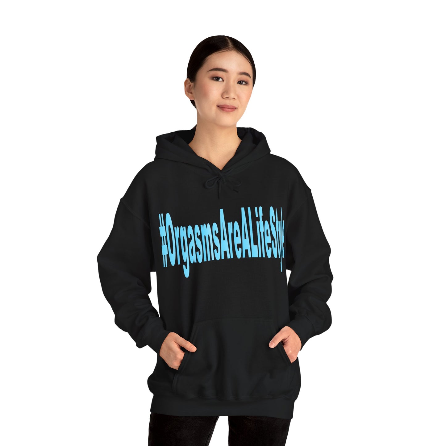 #OrgasmsAreALifeStyle Unisex Heavy Blend™ Hooded Sweatshirt