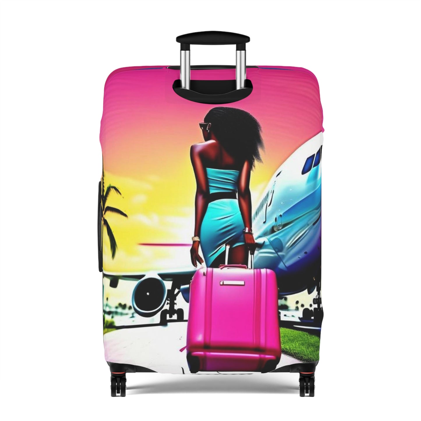 Jet Setter Collection Catching Flights Suitcase Luggage Cover